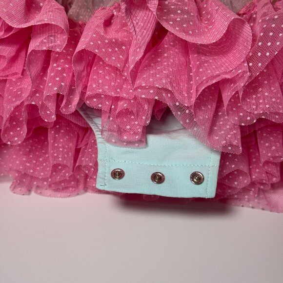 Little Me Butterfly Tulle Dress / Tutu Dress / size 6 months - Picture 4 of 7